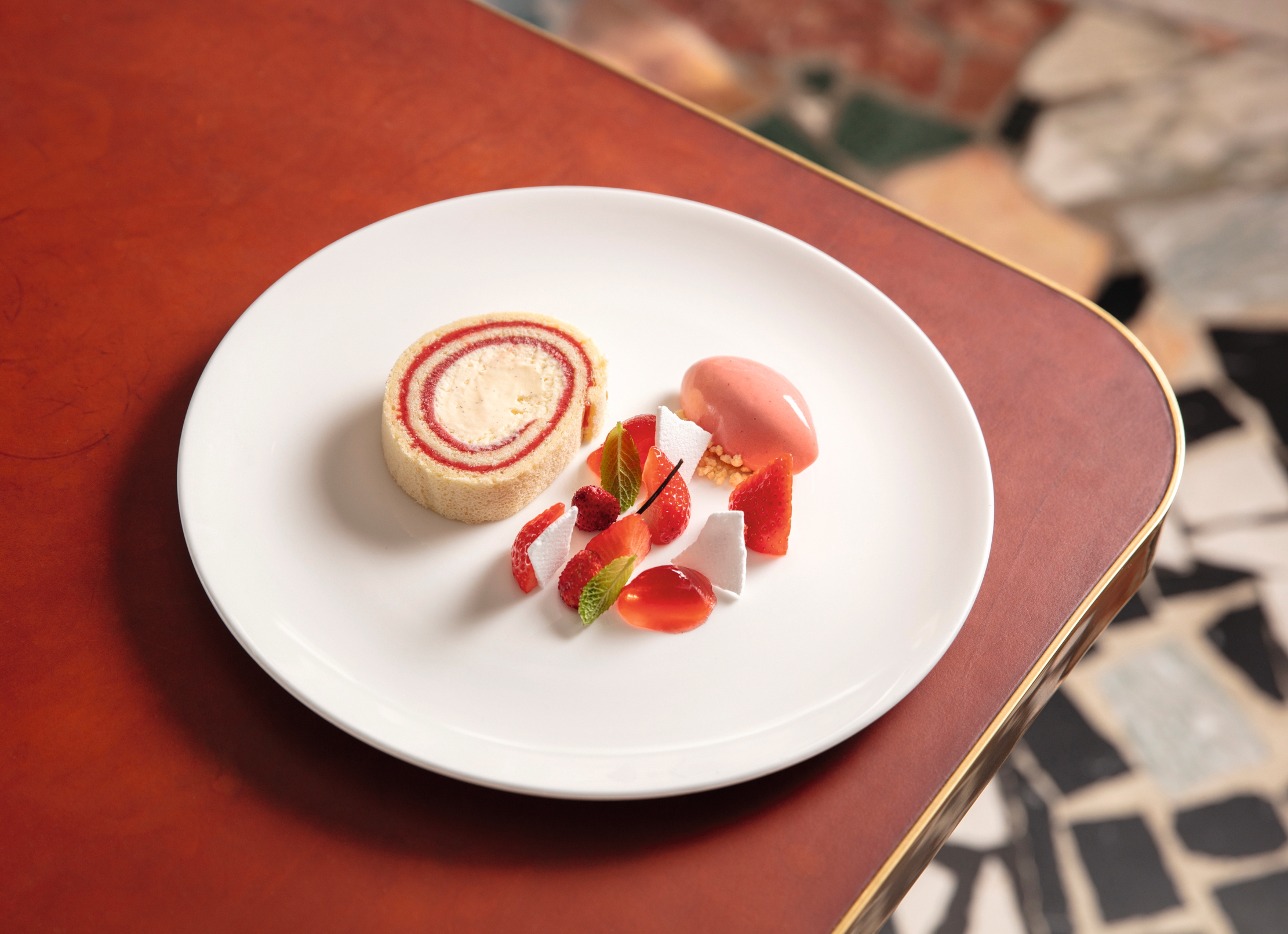 Mount St's retro-menu arctic roll