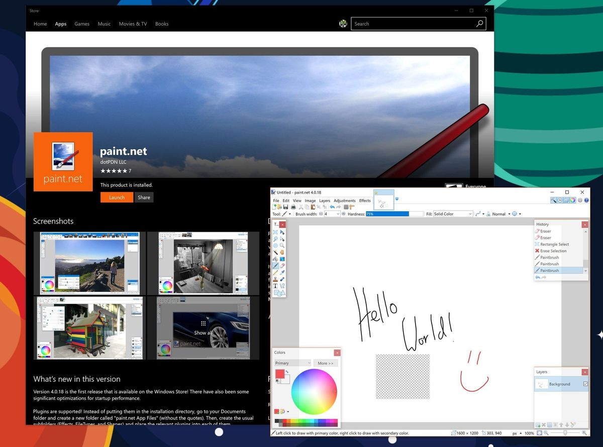 microsoft store paint net