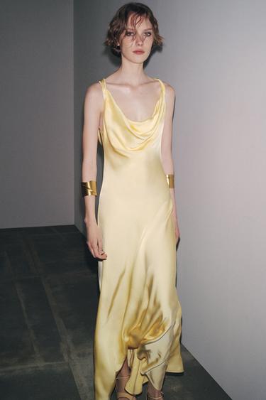 Zw Collection Satin Long Dress