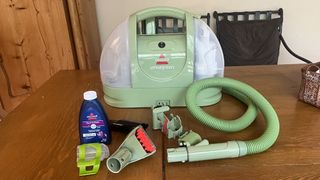 Bissell Little Green Carpet Cleaner with accessories