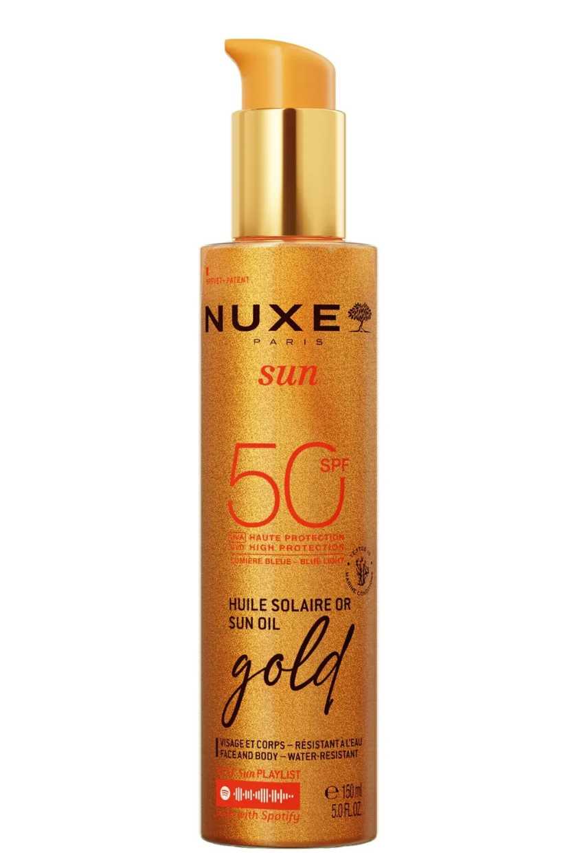 Nuxe, Sun Oil Shimmering Gold SPF 50