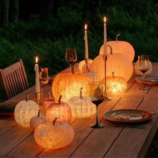 Frosted Glass Pumpkin