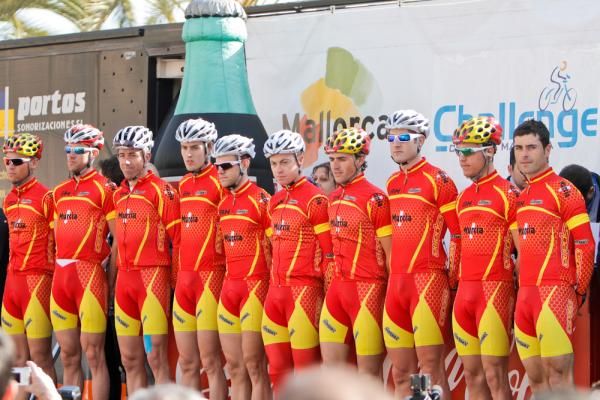 The Spanish national team is presented