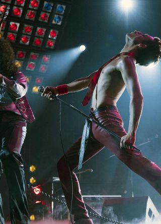 Rami Malek in Bohemian Rhapsody.