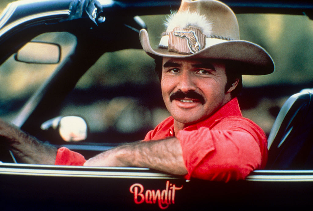 Burt Reynolds in the car from Smoky and the Bandit; circa 1970; New York. (Photo by Art Zelin/Getty Images)