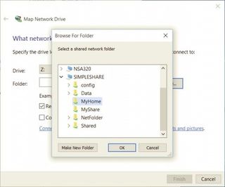 windows map network drive port
