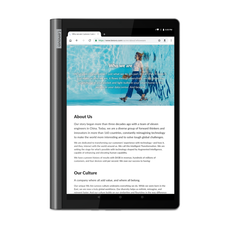 12 Yoga Smart Tab Hero Hold Mode