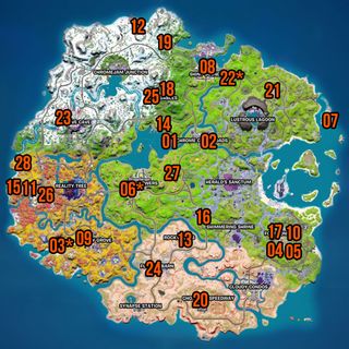 Fortnite Characters locations in Season 4 | GamesRadar+