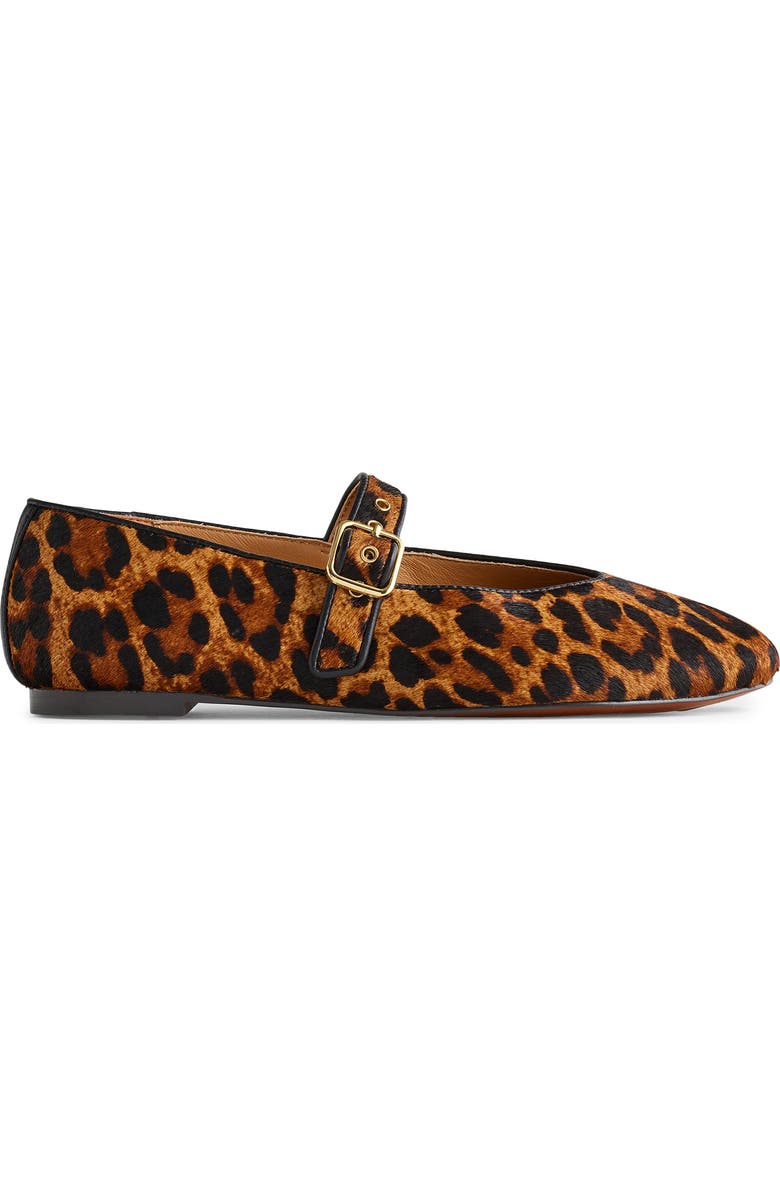 The Remy Leopard Mary Jane Flat