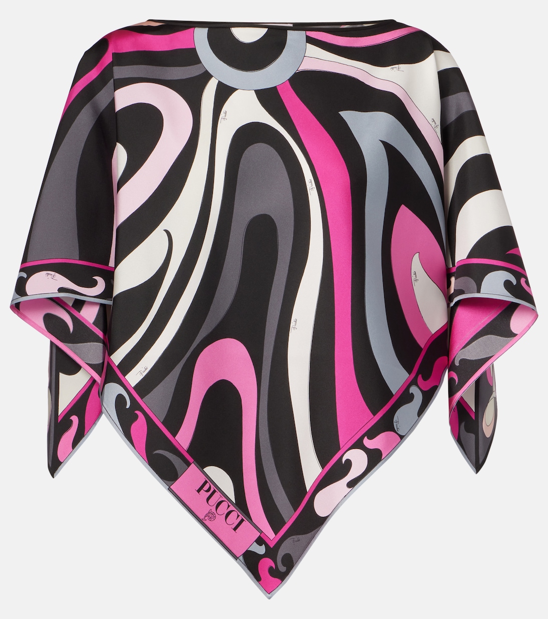 Marmo Silk Twill Blouse