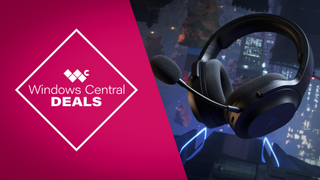 Razer Barracuda X wireless gaming headset featured in Windows Central Deals promotion, showcasing black, white, and pink color options.