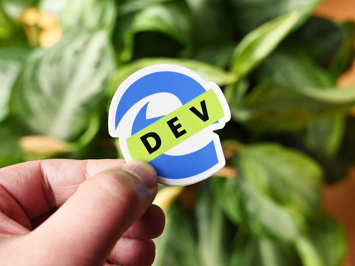 Microsoft Edge Dev channel logo