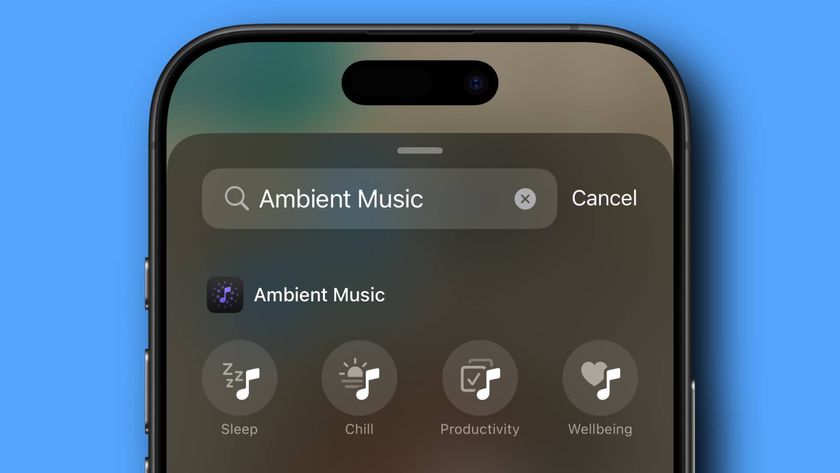 An option to add Ambient Music buttons to the iOS 18.4 Control Center.