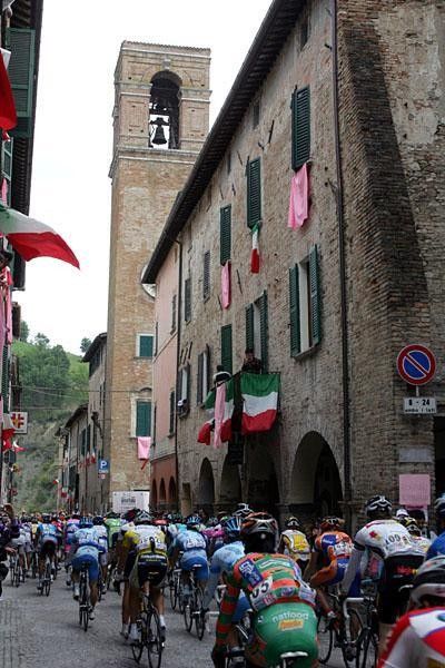 The race started in a picturesque village