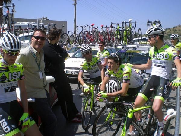 Luca Scinto told his ISD-Neri riders to go on the offensive prior to stage 3 starting in Bodrum.
