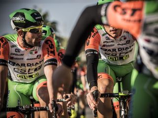 The Bardiani CSF riders in training