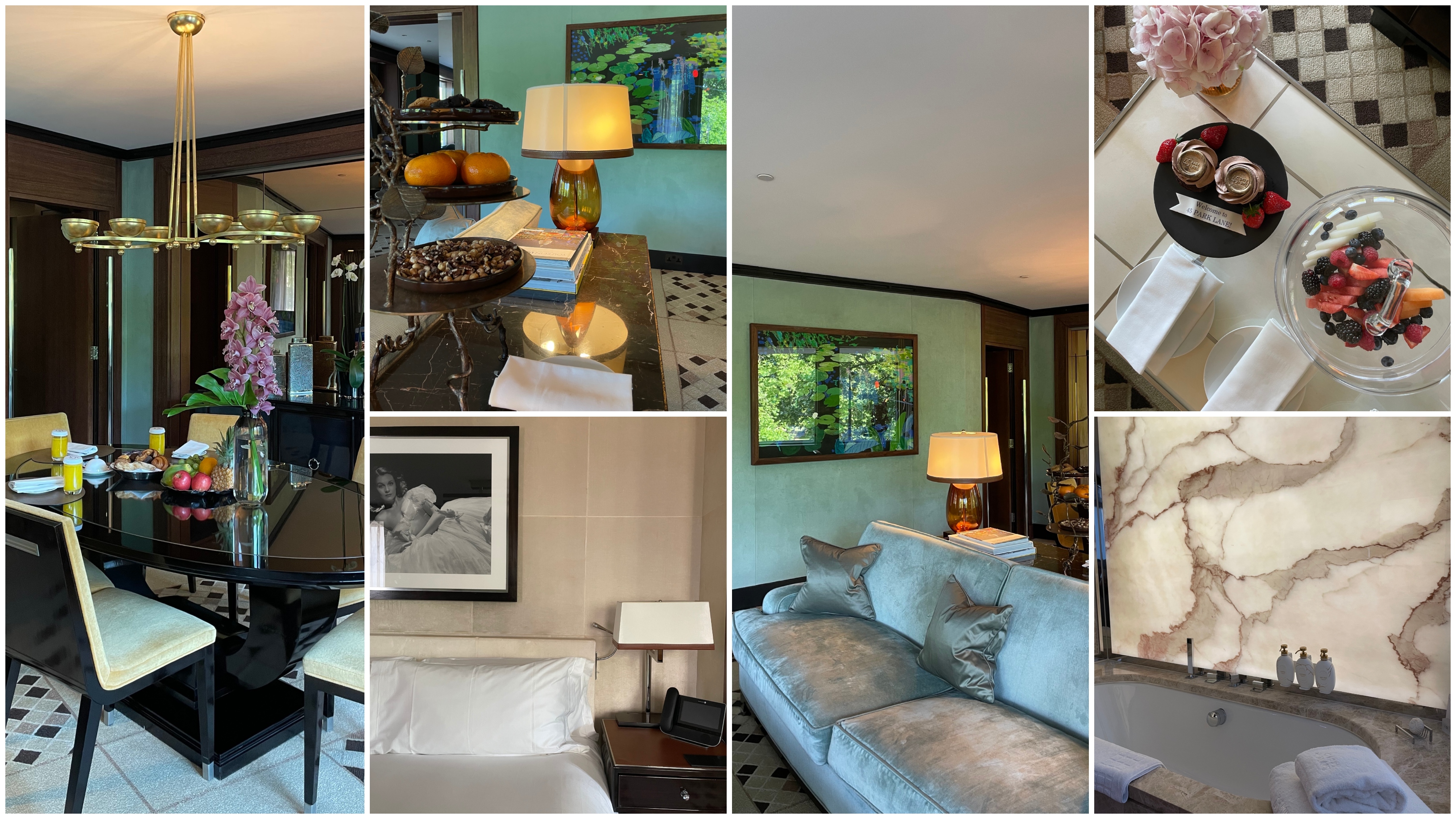 collage of 45 Park Lane Hotel in London