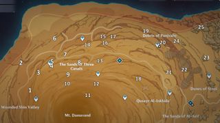 Genshin Impact Dendroculus locations