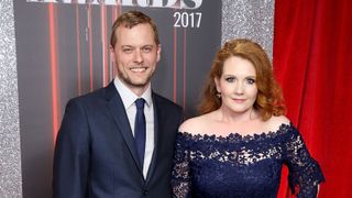 Chris Farr and Jennie McAlpine attend The British Soap Awards at The Lowry Theatre on June 3, 2017 in Manchester, England.