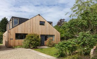 timber cladding contemporary extension