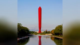 Trump takes over Washington monument for imposing magazine cover