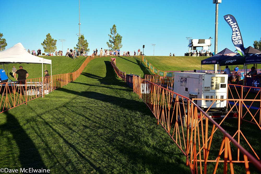 Prior to the even the Desert Breeze course was manicured like a golf course