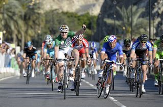 Andre Greipel wins stage six of the 2014 Tour of Oman