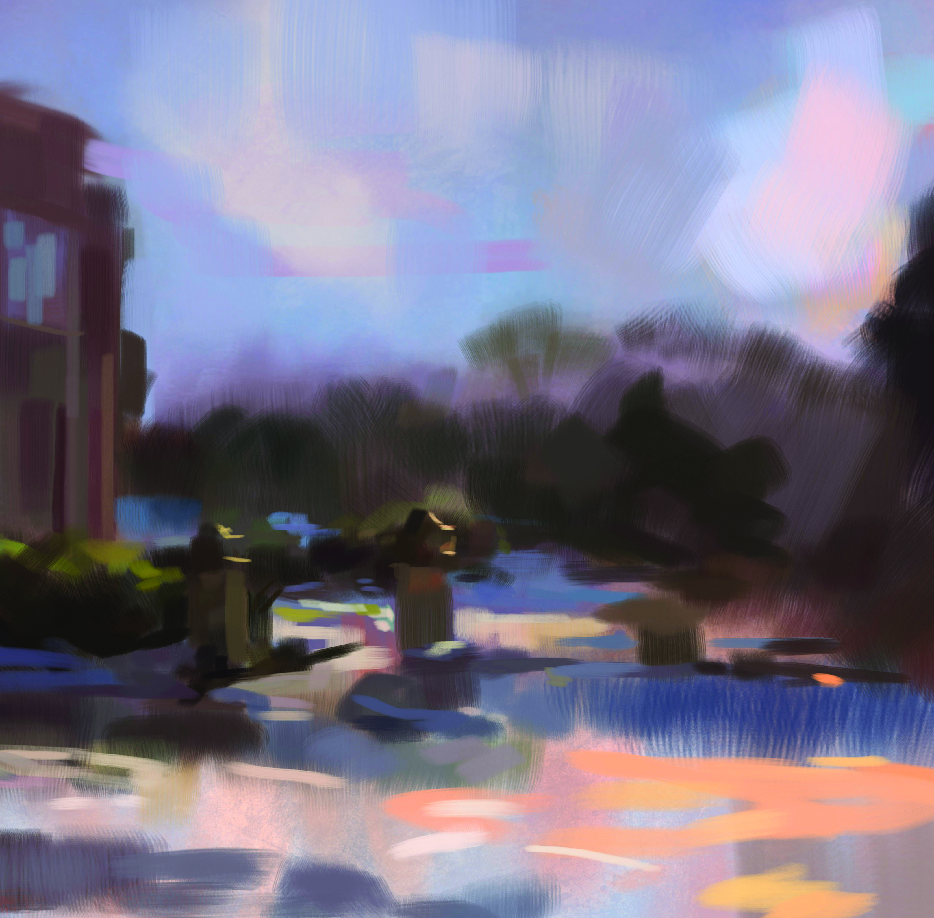 Photoshop plein air painting tutorial