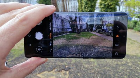 Huawei P30 Pro camera phone taking a photo