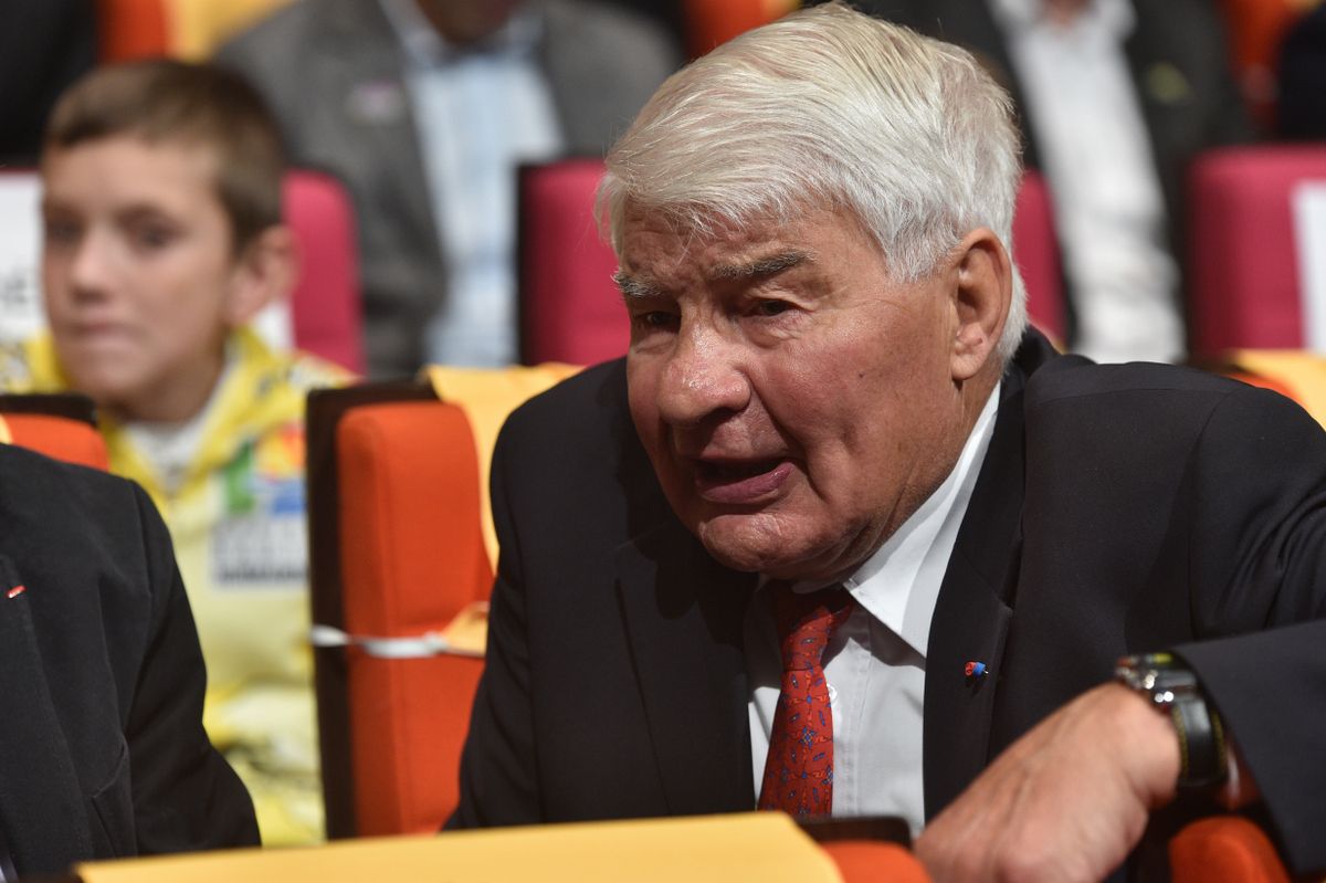 Raymond Poulidor was in Paris for the presentation