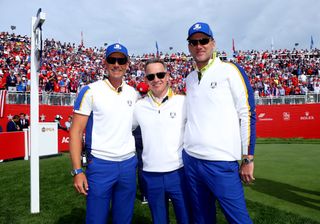 Donald, Stenson and Karlsson at the Ryder Cup