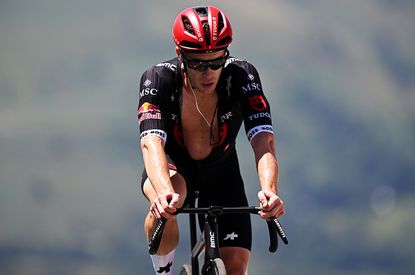 PEYRAGUDES, FRANCE - JULY 18: Alberto Dainese of Italy and Team Tudor Pro Cycling crosses the finish line during the 112th Tour de France 2025, Stage 13 a 10.9km individual time trial stage from Loudenvielle to Peyragudes 1561m / #UCIWT / on July 18, 2025 in Peyragudes, France. (Photo by Tim de Waele/Getty Images)