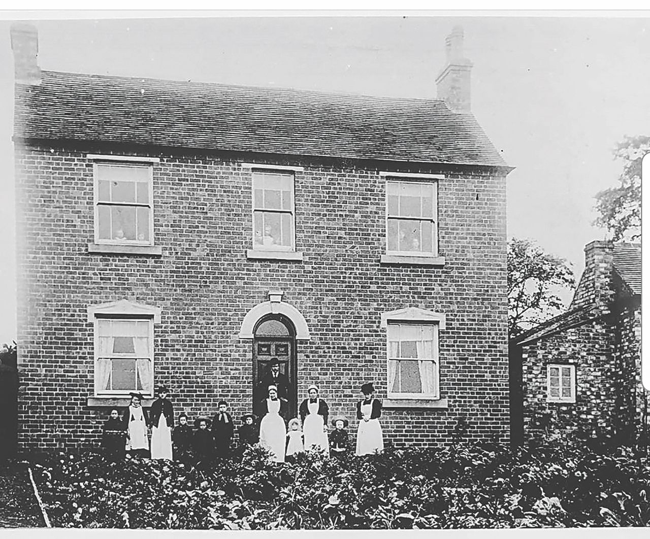 black and white images of victorian isolation hospital