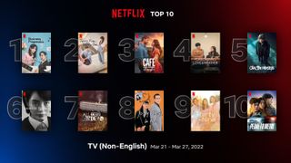 Netflix Top 10 list March 21-27, 2022