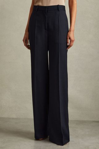 Reiss Petite Hallie Wide Leg Suit Trousers