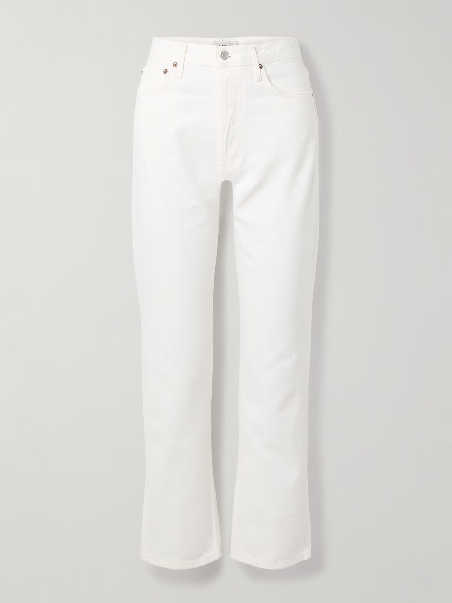 + Net Sustain '90s Pinch Waist High-Rise Straight-Leg Organic Jeans