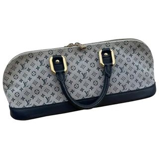 Louis Vuitton Alma Long Cloth Handbag