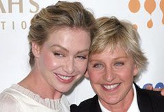 Ellen DeGeneres and Portia de Rossi