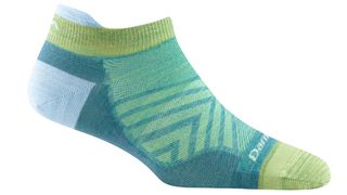 Darn Tough No Show Tab Ultra-Lightweight Running Sock in mint green