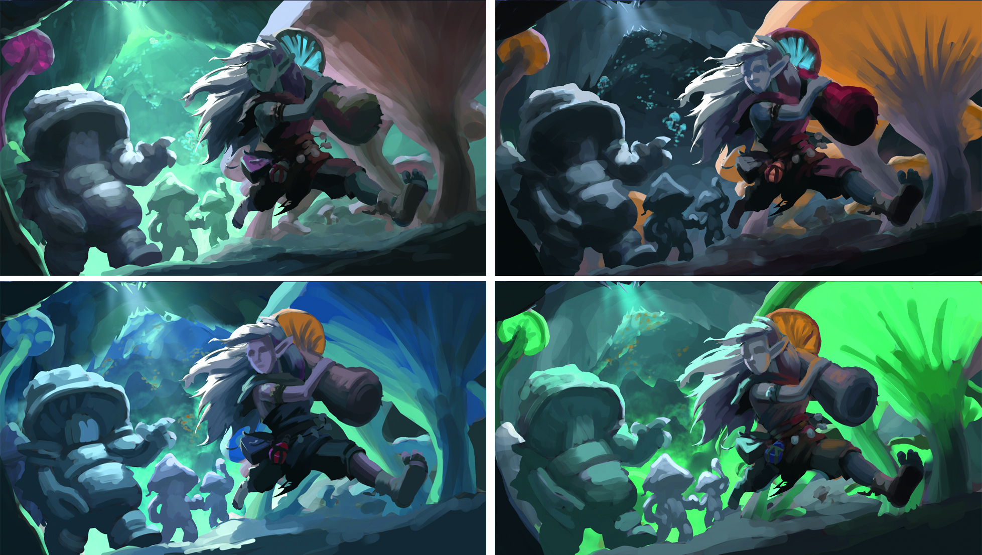 Image from a tutorial on how to draw a Circle of Spores druid