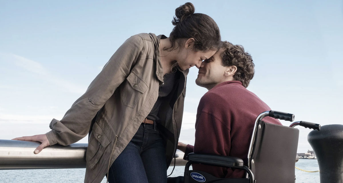 Tatiana Maslany and Jake Gyllenhaal on the poster for Stronger