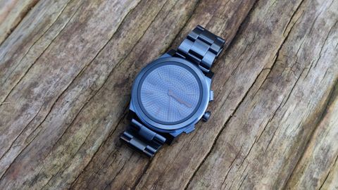 michael kors men's silvertone grayson smartwatch