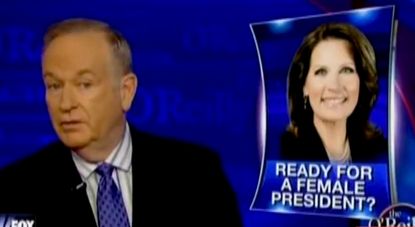 Watch Bill O'Reilly try to find the downside to a President Hillary Clinton