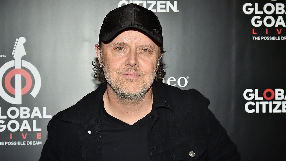 Lars Ulrich at a press event