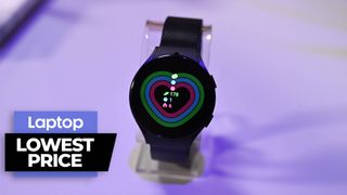 Samsung Galaxy Watch 5 Pro smartwatch with activity tracking on display
