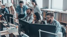 young office workers