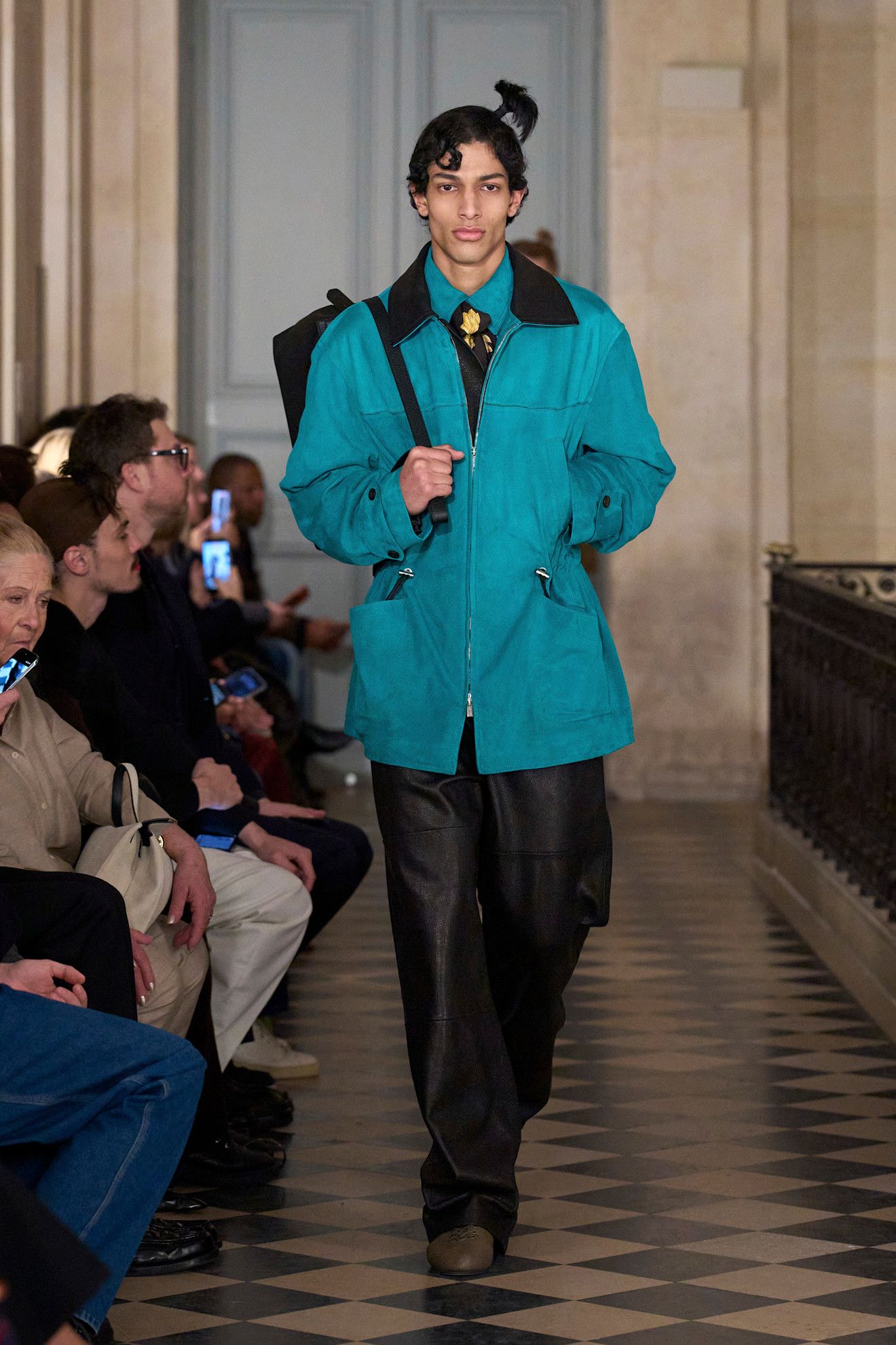 The turquoise color trend on Jacquemus's Fall 2026 runway
