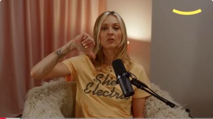 Fearne Cotton presenting the Happy Place podcast