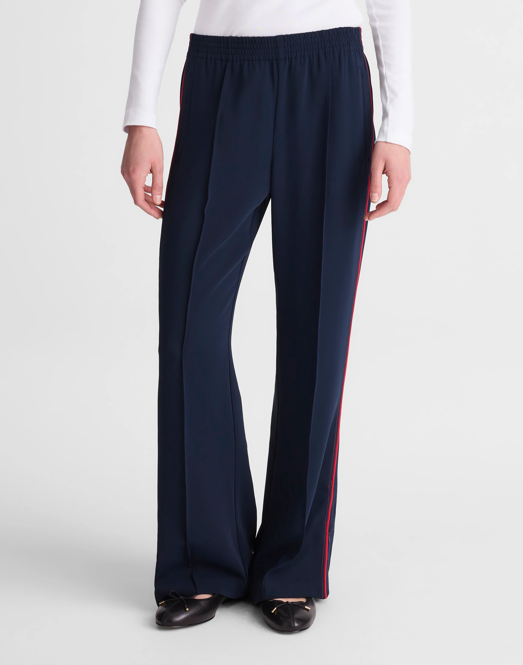Pull-On Bootcut Track Pant