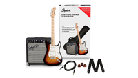 Squier Stratocaster guitar pack: $219